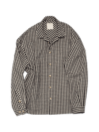 Black & White Small Plaid Flannel Shirt