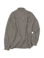 Black & White Small Plaid Flannel Shirt