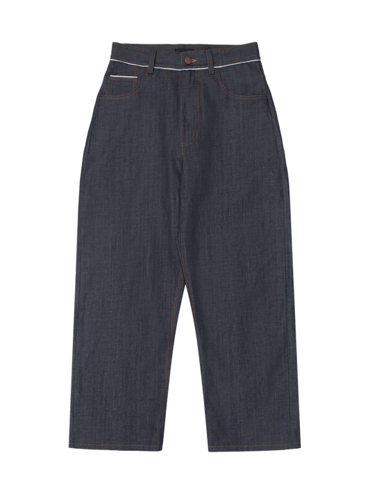 Dark Navy Selvage Japanese Denim Jeans