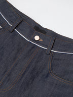 Dark Navy Selvage Japanese Denim Jeans